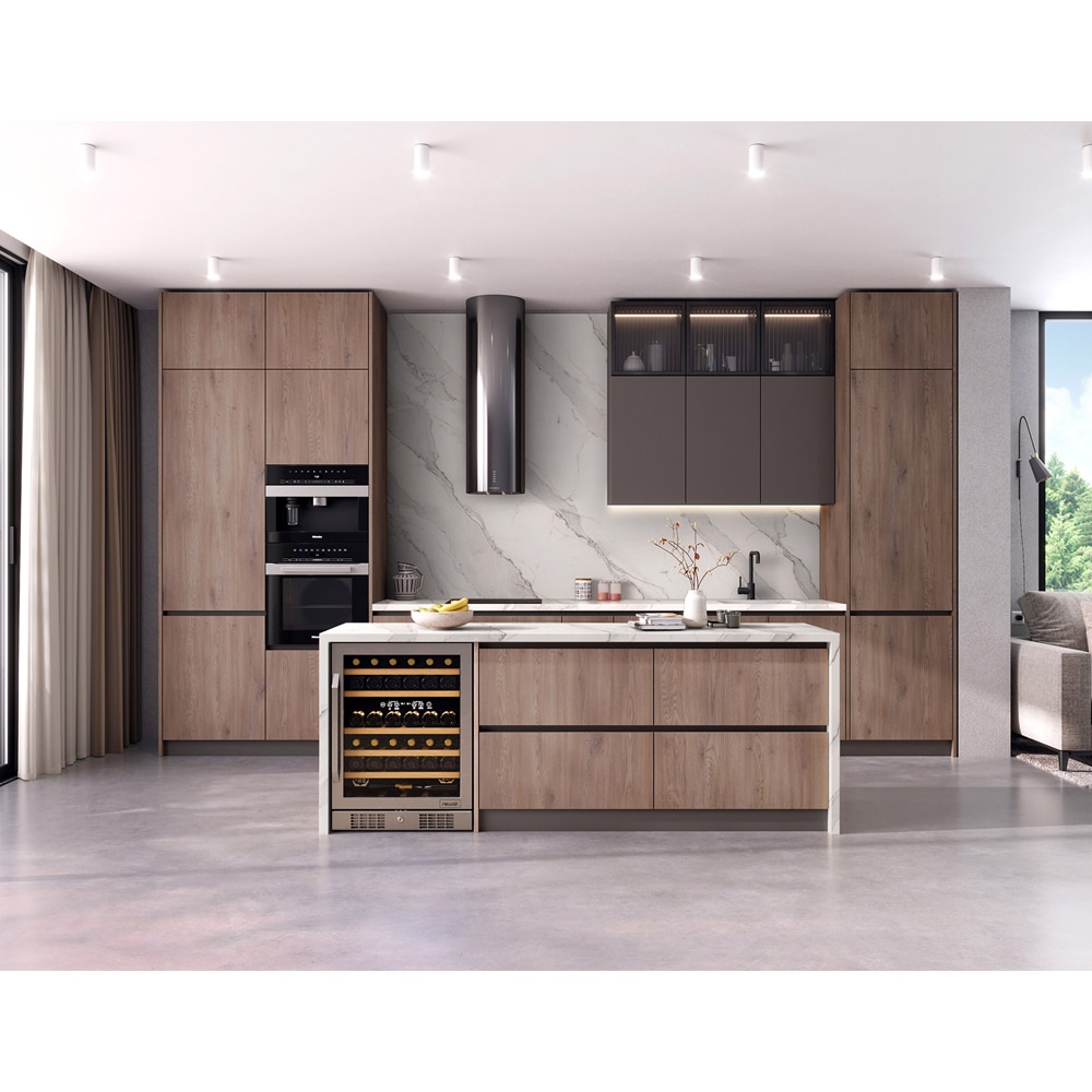 Blat bucatarie Kronospan Calacatta Olympus 551 SU, PAL, 63.5 x 410 cm, marmura