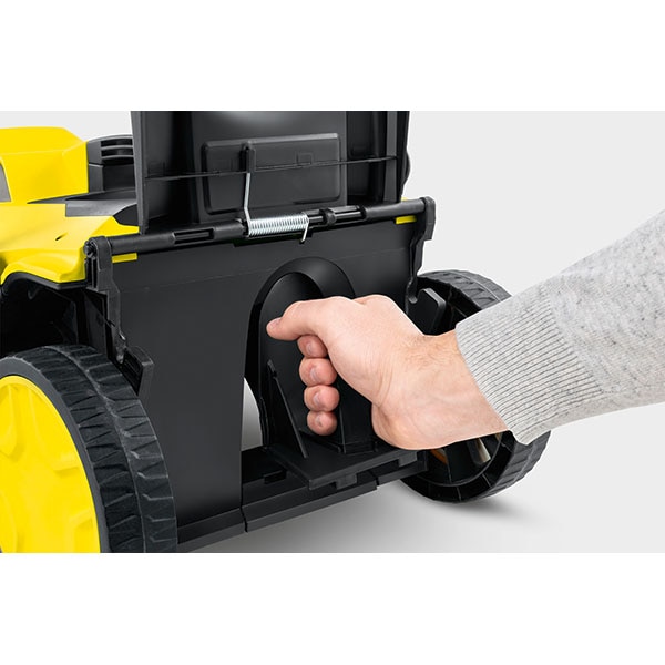 Masina de tuns iarba pe acumulator KARCHER LMO Battery 18-33, Electrica, latime taiere 33 cm, cos 35L, Galben
