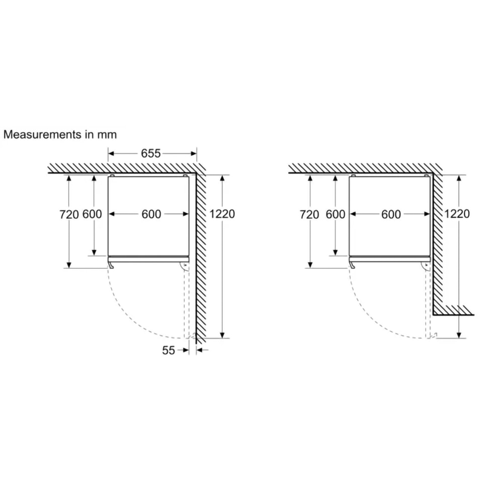Combina frigorifica BOSCH KGN39AIAU, No Frost, 363 l, H 203 cm, Clasa A, inox