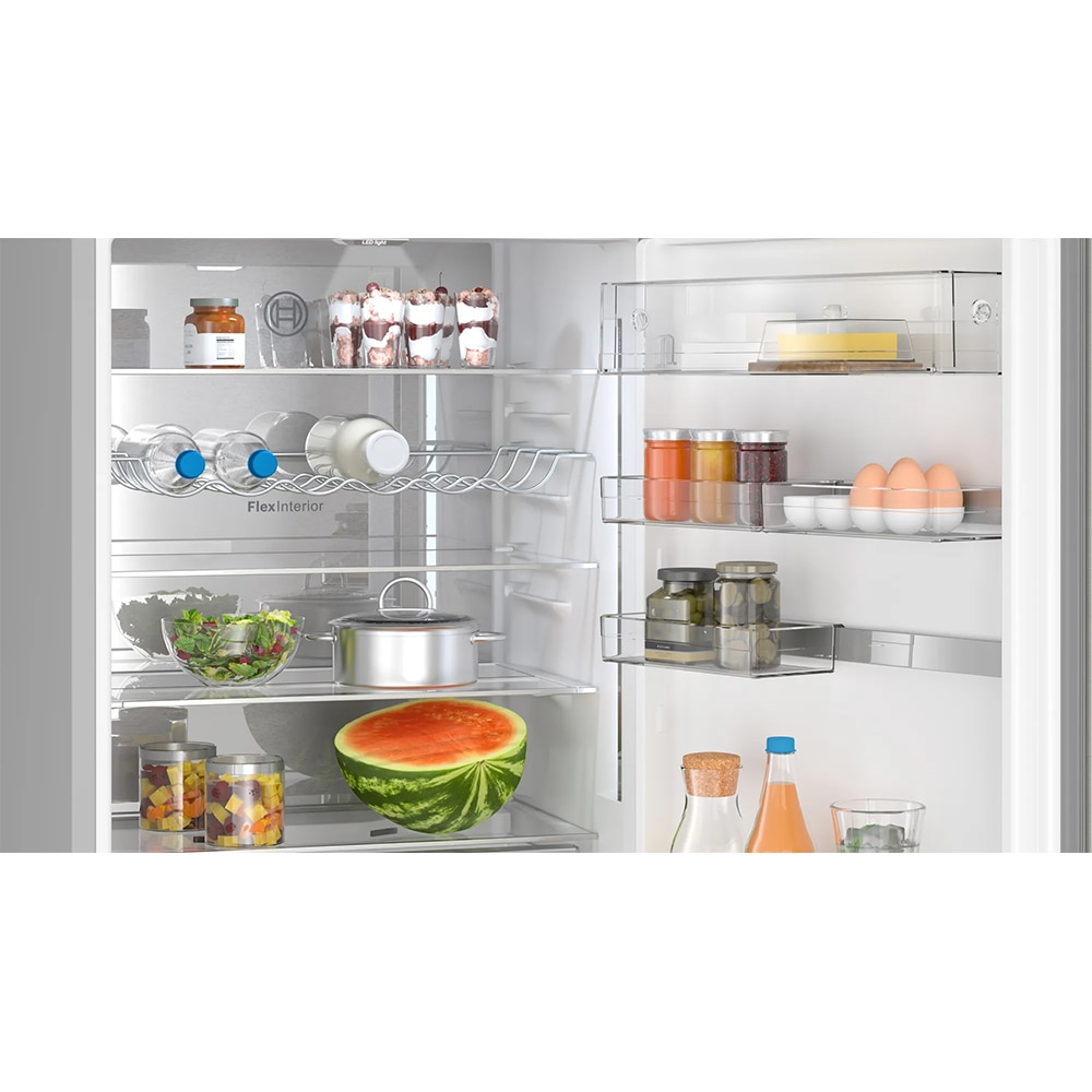 Combina frigorifica BOSCH KGN49AIBT, No Frost, 440 l, H 203 cm, Clasa B, inox