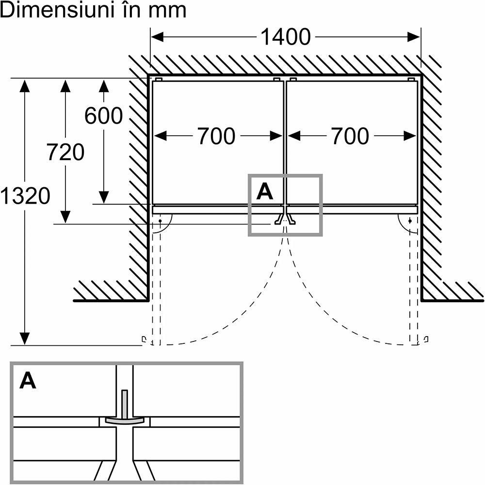 Combina frigorifica BOSCH KGN49VICT, No Frost, 440 l, H 203 cm, Clasa C, inox