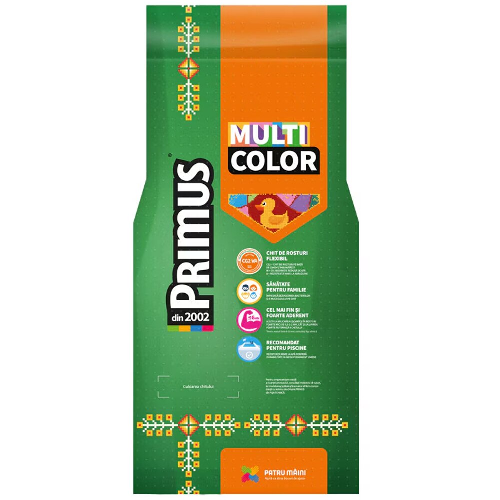 Chit de rosturi gresie si faianta Primus Multicolor, B07 bej, interior/exterior, 2 kg