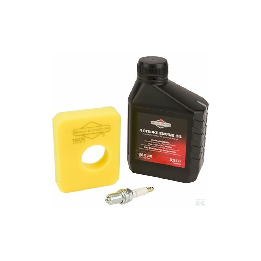 Kit intretinere motor, ulei motor SAE 30, filtru aer, bujie, 450E, 550E, Briggs & Stratton
