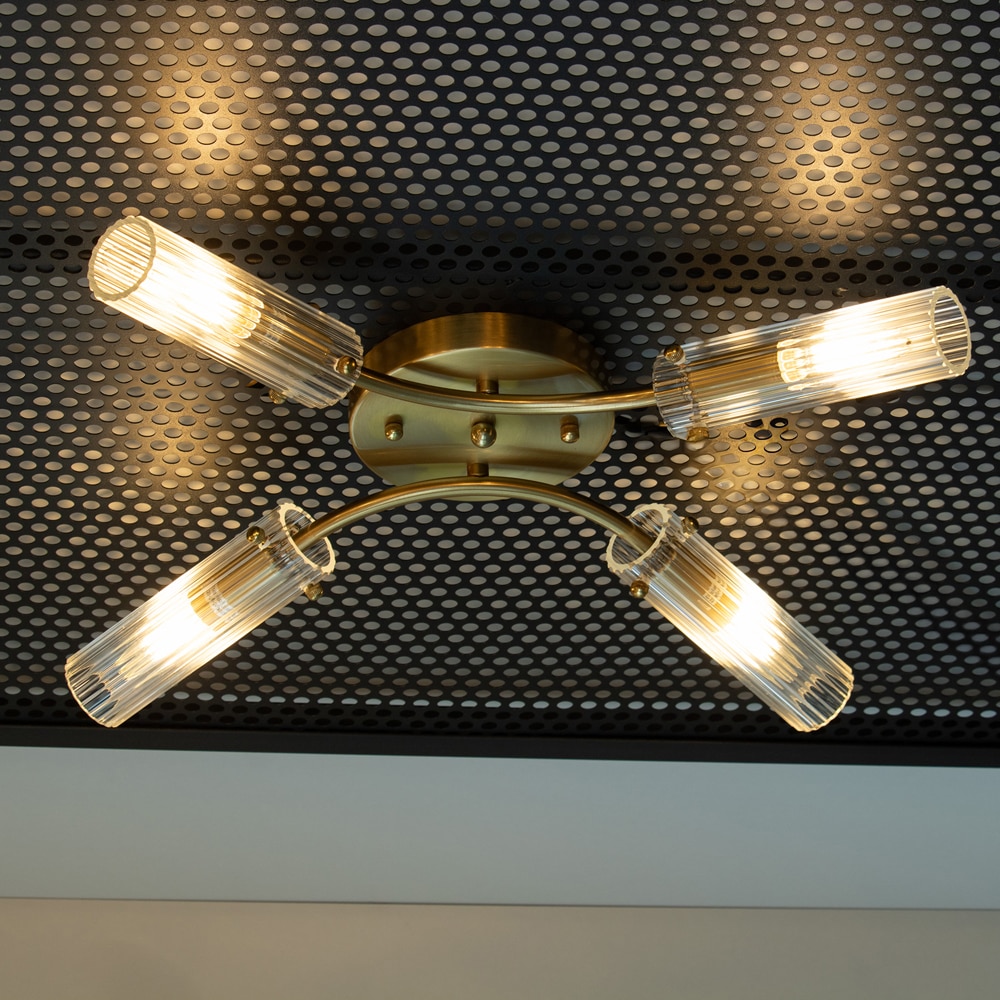 Lustra KLAUSEN Spire PL4 KL100086, E14, IP20, cupru