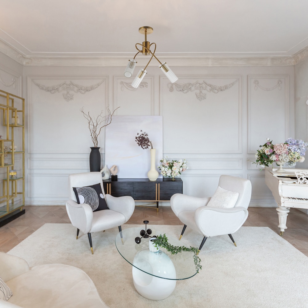 Lustra KLAUSEN Spire 3 KL103023, E14, IP20, cupru