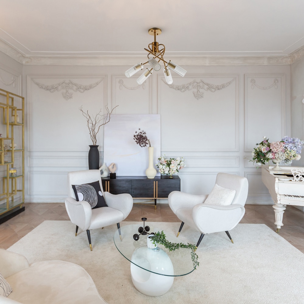 Lustra KLAUSEN Spire 5 KL105012, E14, IP20, cupru