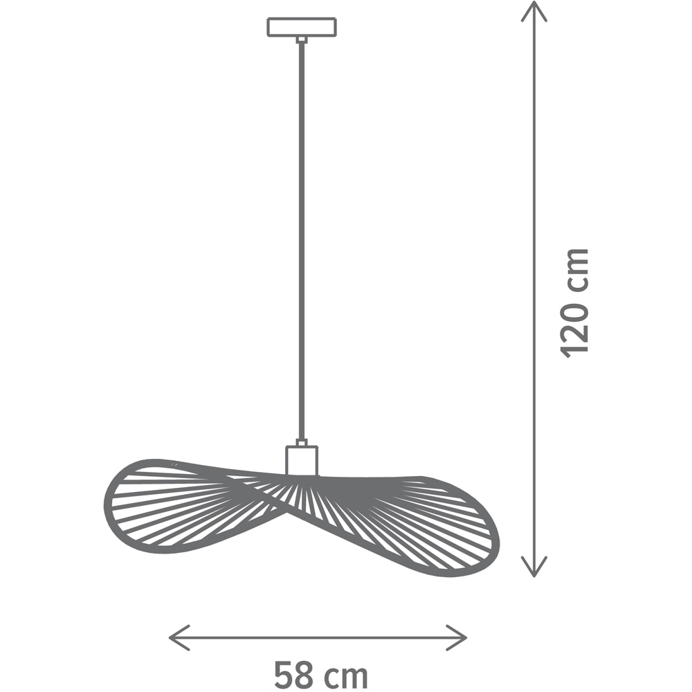 Suspensie KLAUSEN Elite SP1 KL111135, E27, natur