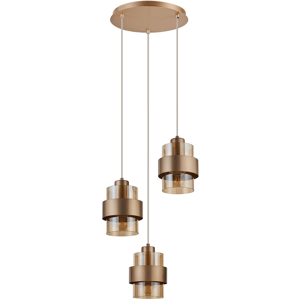 Lustra KLAUSEN Glamy SP3 KL113035, E27, IP20, auriu