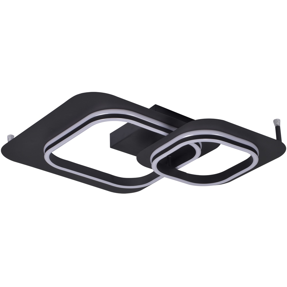 Plafoniera LED KLAUSEN Swell PL2 KL140034, 32W, 800lm, negru