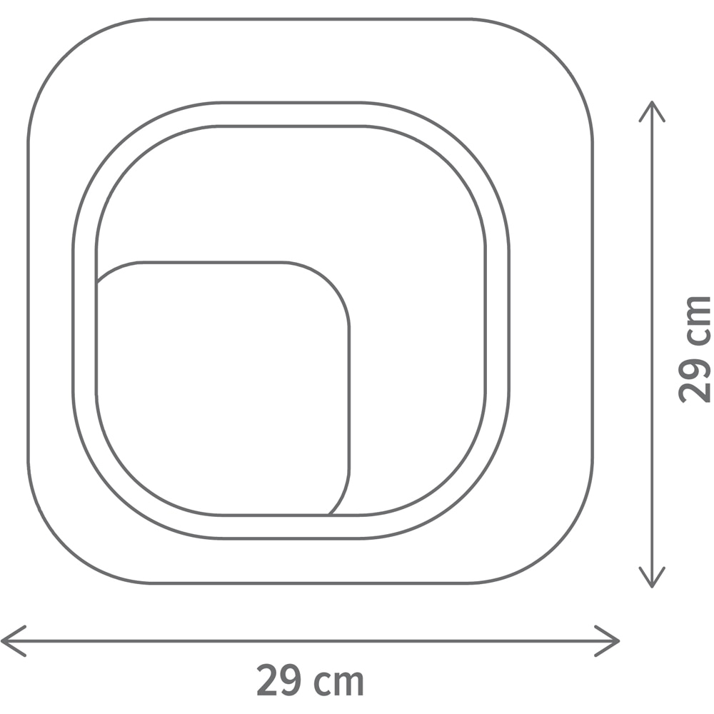 Aplica LED KLAUSEN Swell AP1 KL141026, 16W, 400lm, negru