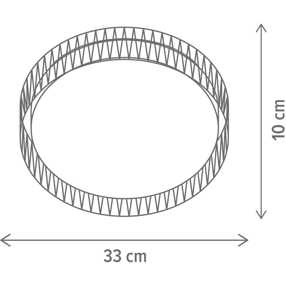 Plafoniera LED KLAUSEN Senzual KL151130, 18-36-18W, 2400lm, IP20, natur