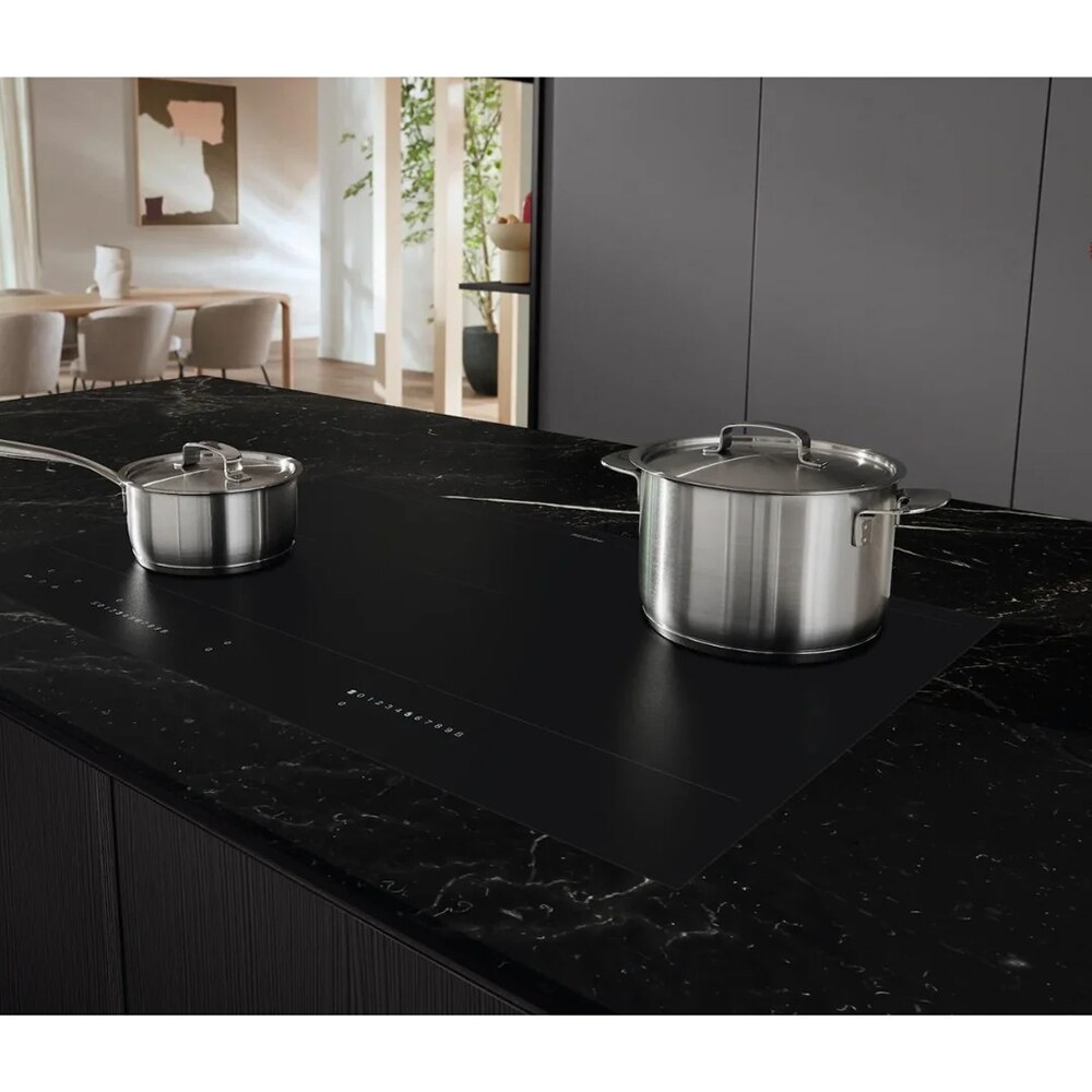Plita incorporabila MIELE KM 7576 FL, Inductie, 6 arzatoare, Touch Control, negru