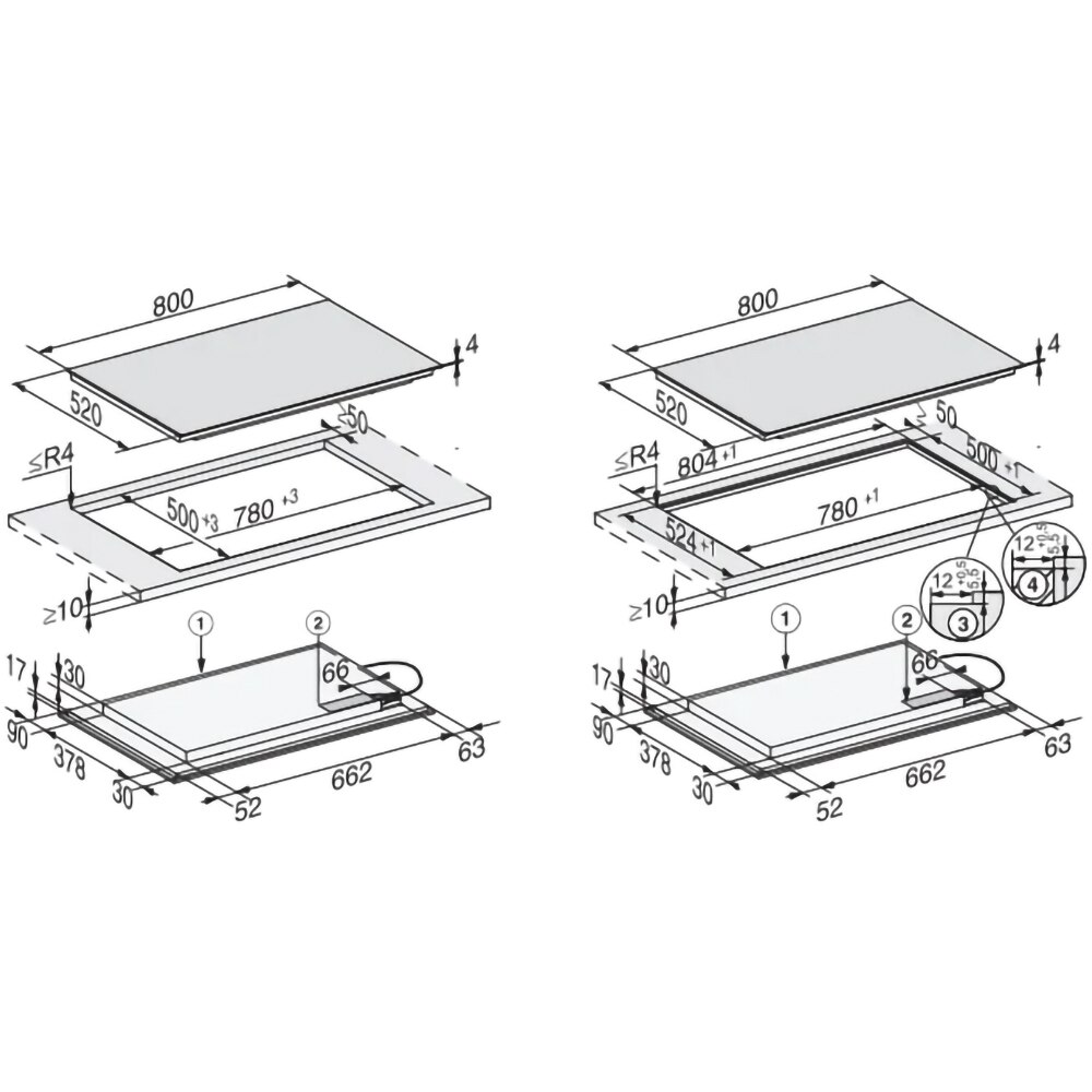 Plita incorporabila MIELE KM 7576 FL, Inductie, 6 arzatoare, Touch Control, negru