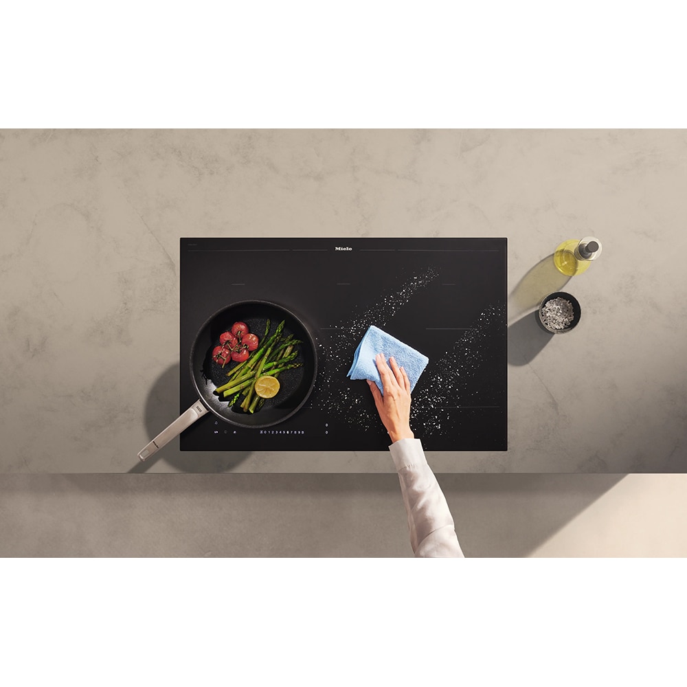 Plita incorporabila MIELE KM 7576 FL, Inductie, 6 arzatoare, Touch Control, negru