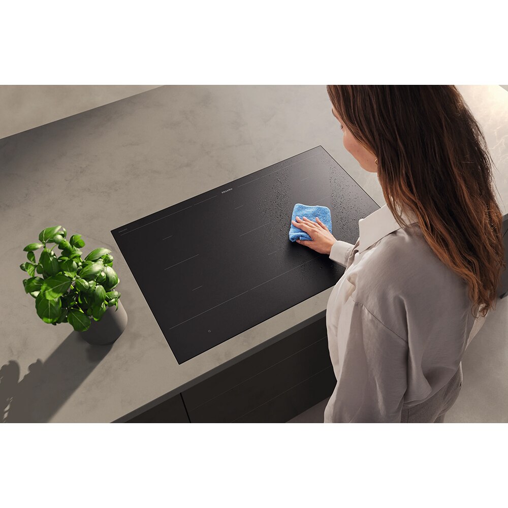 Plita incorporabila MIELE KM 7576 FL, Inductie, 6 arzatoare, Touch Control, negru