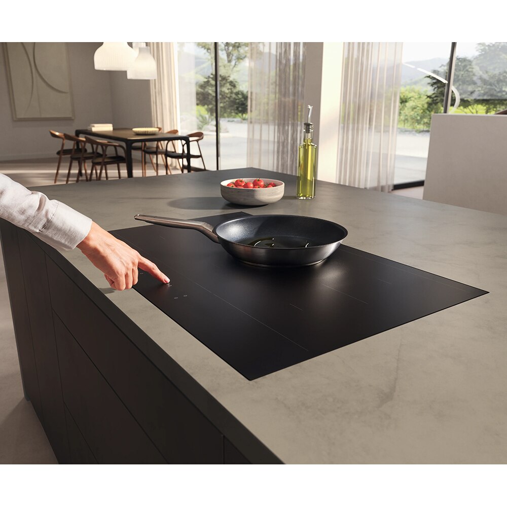 Plita incorporabila MIELE KM 7576 FL, Inductie, 6 arzatoare, Touch Control, negru