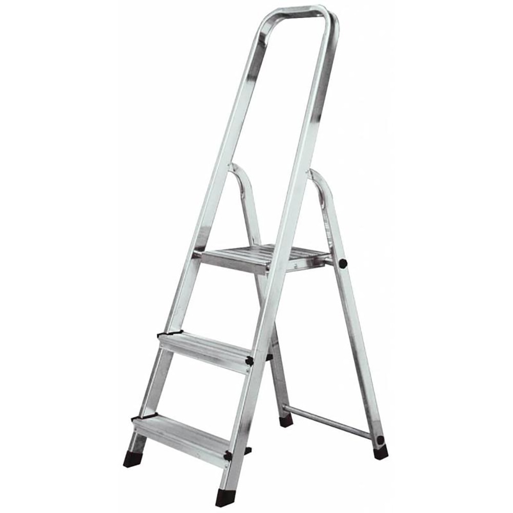 Scara cu platforma KRAUSE Corda, 3 trepte, 2.5 m, aluminiu