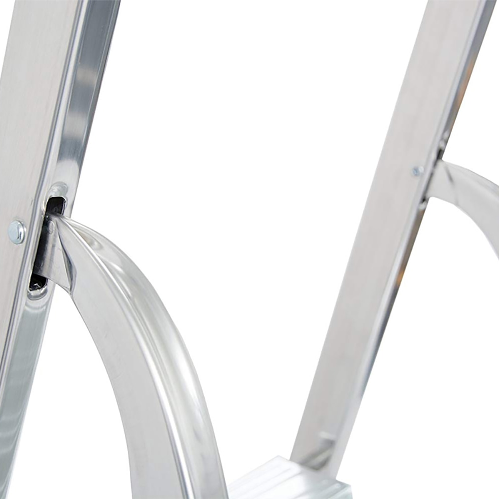 Scara cu platforma KRAUSE Corda, 3 trepte, 2.5 m, aluminiu