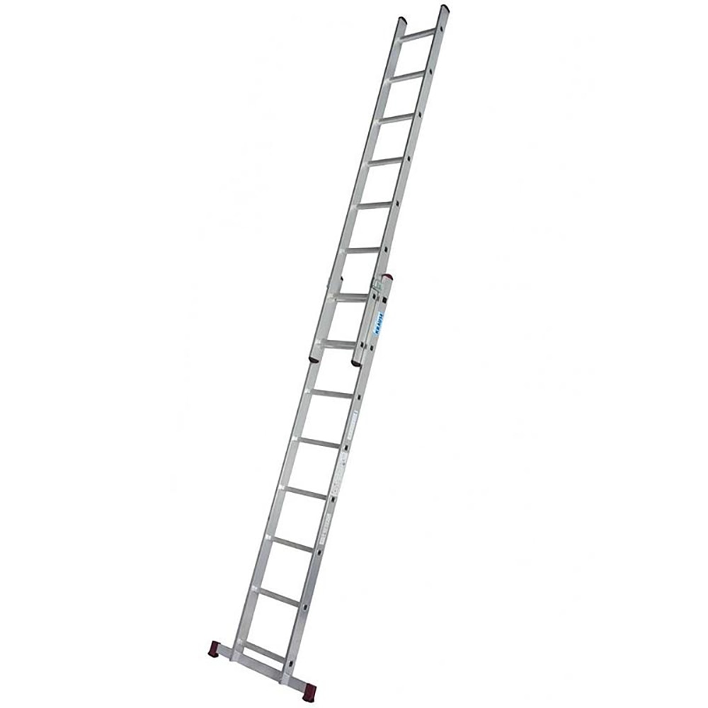 Scara culisanta KRAUSE Corda, 16 trepte, 5.5 m, aluminiu