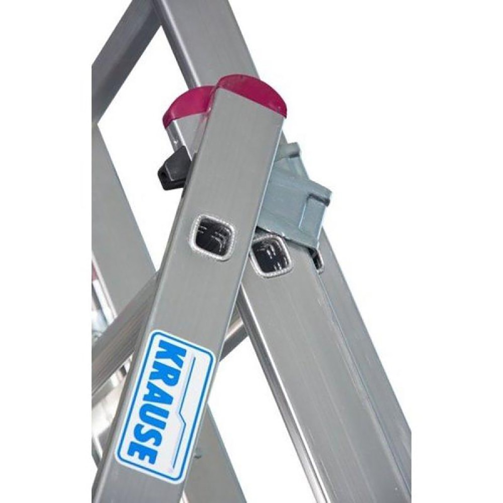 Scara culisanta KRAUSE Corda, 18 trepte, 4.5 m, aluminiu