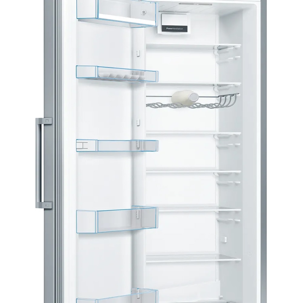 Frigider cu o usa BOSCH KSV36FIEP, 346 l, H 186 cm, Clasa E, inox