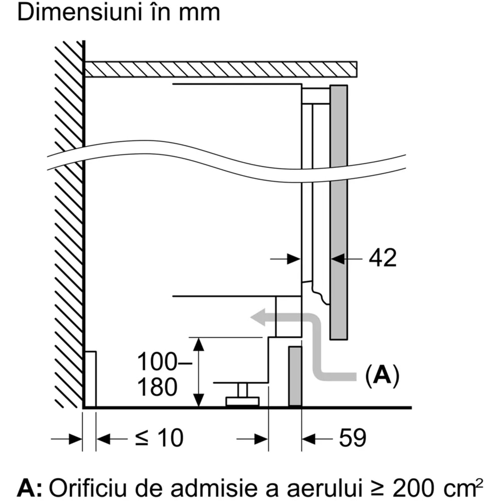 Frigider incorporabil cu o usa BOSCH KUL22VFD0, 110 l, H 82 cm, Clasa D, Wi-Fi