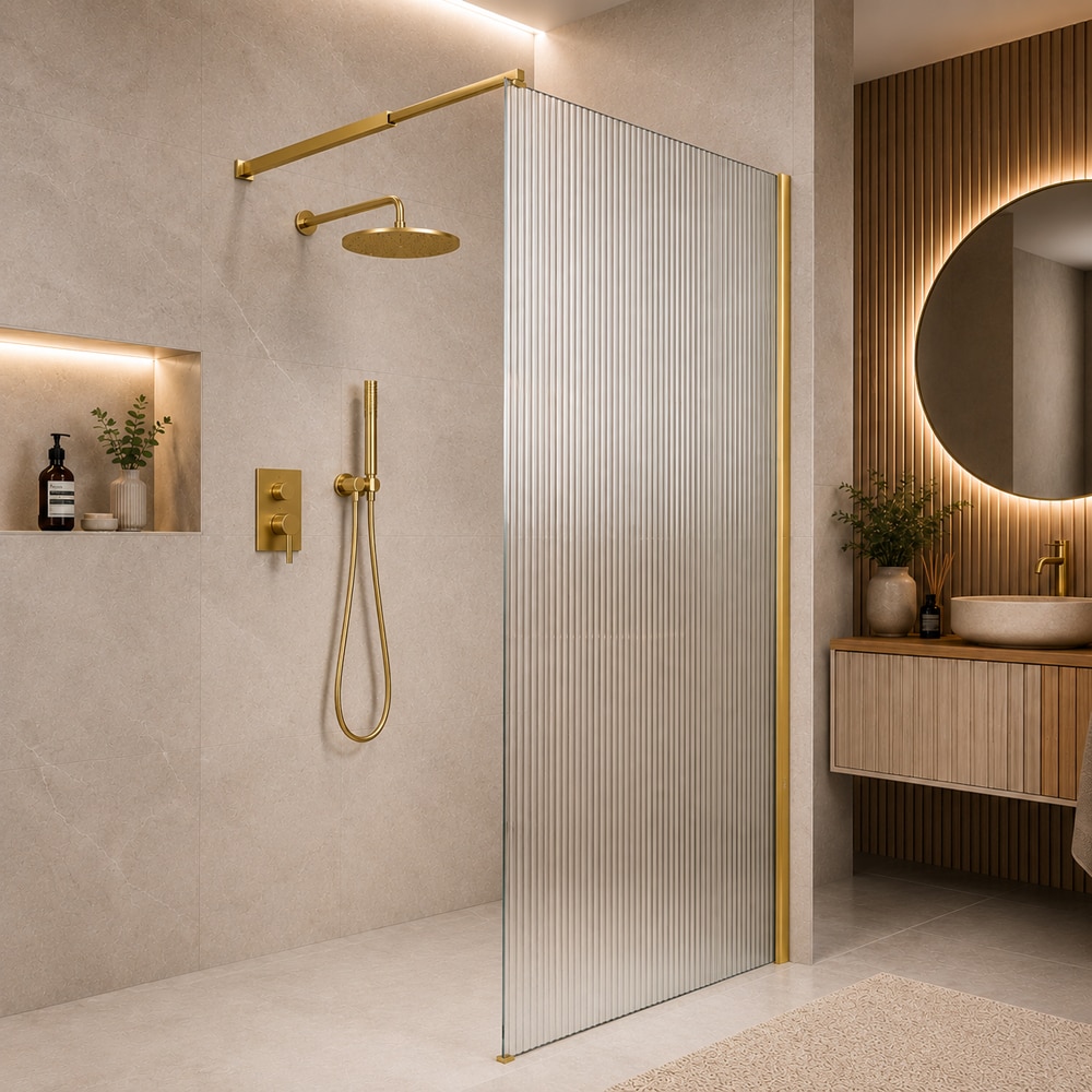 Sticla pentru paravan dus walk-in SANOTECHNIK Sanoflex L100, 100 x 200 cm, finisaj riflat
