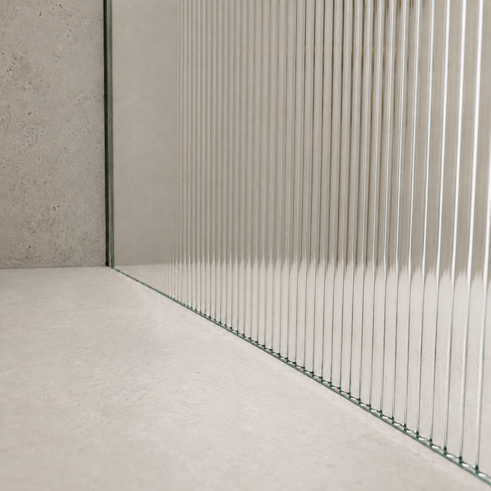 Sticla pentru paravan dus walk-in SANOTECHNIK Sanoflex L120, 120 x 200 cm, finisaj riflat