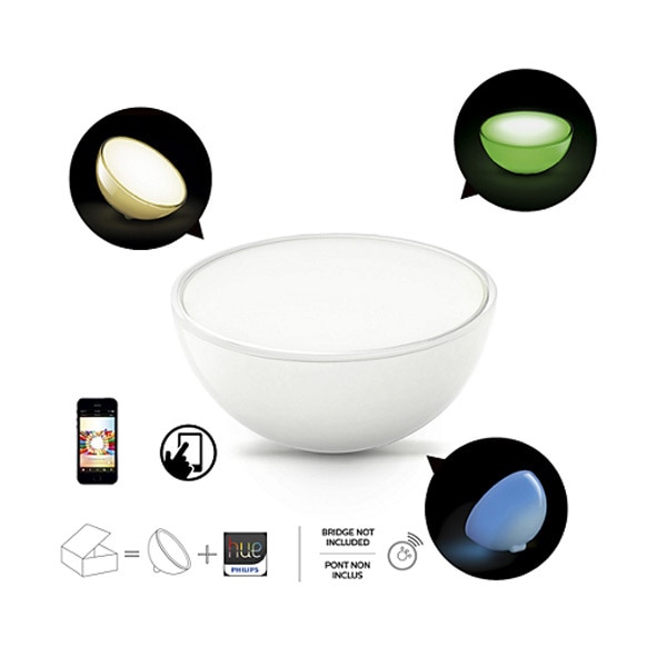 Lampa portabila inteligenta LED PHILIPS Hue Go 8718696173992, Wi-Fi, lumina RGB, 6W, alb