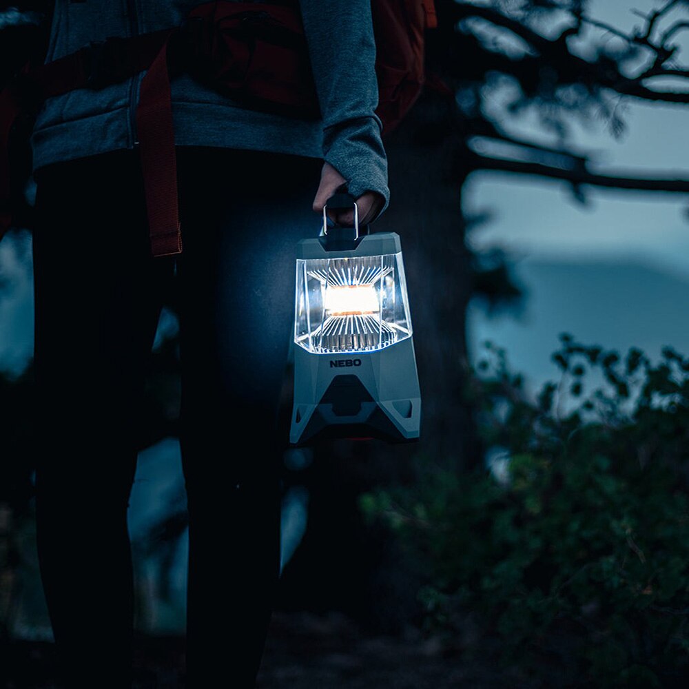 Lanterna LED camping NEBO Galileo 1000, 1000 lumeni, IPX4, Acumulator 2600 mAh, negru