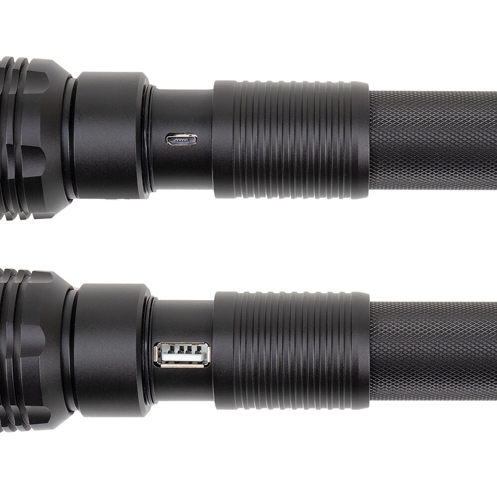 Lanterna LED PNI Adventure F450, 20W, 1500lm, Acumulator 4400mAh, micro USB, negru