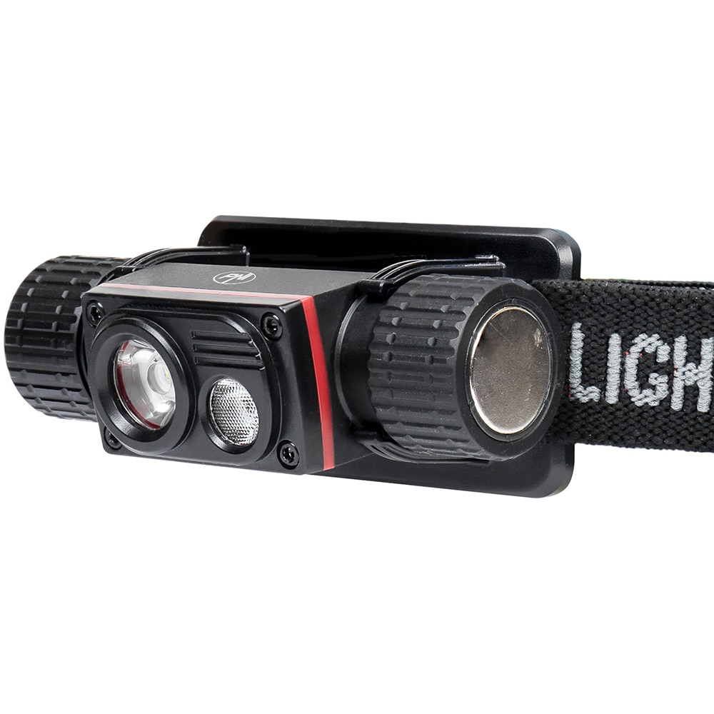 Lanterna LED frontala PNI Adventure F80 Dual Led, 1000lm, IP68, Acumulator 2200mAh, negru