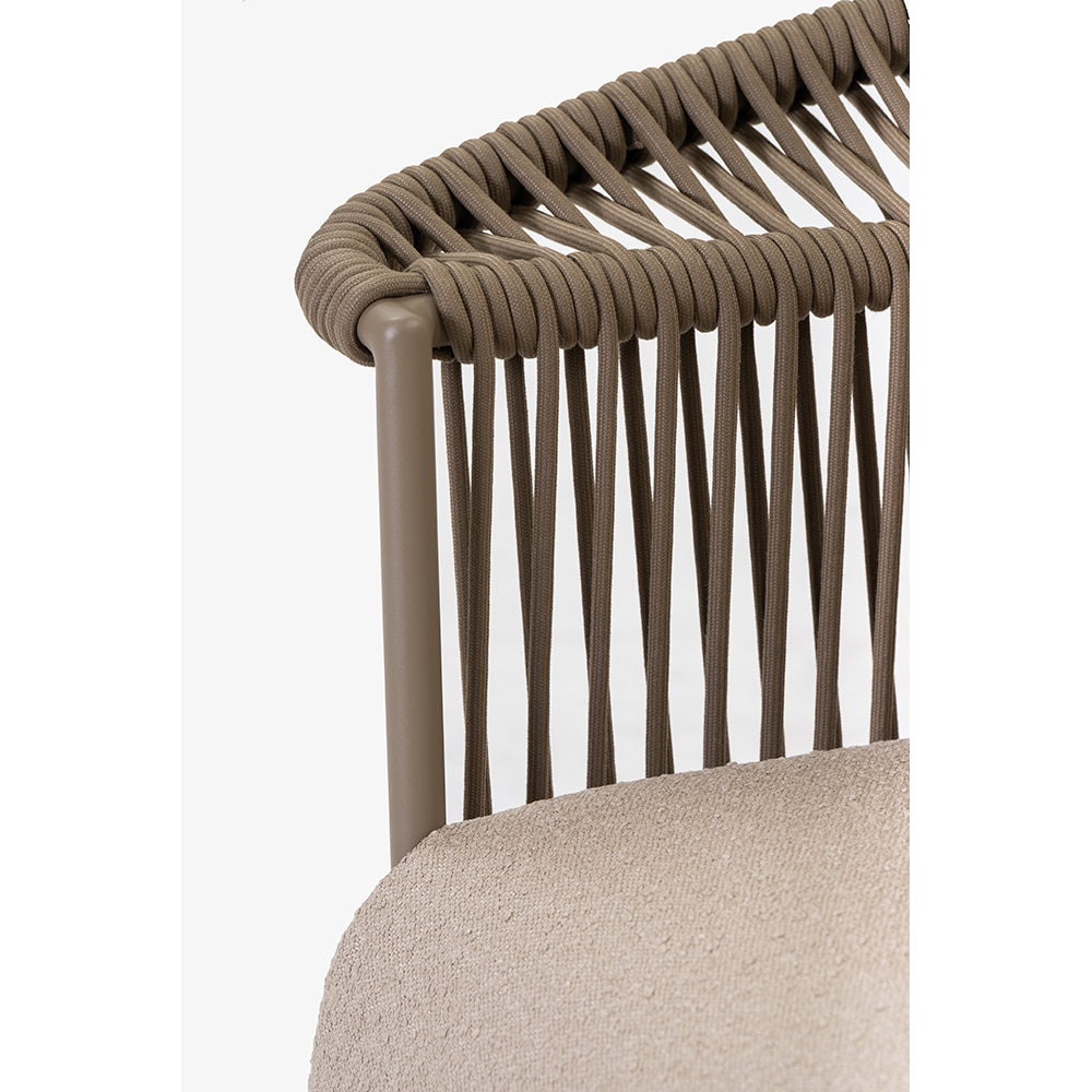 Canapea terasa ARTITURE Crown B4, aluminiu, 176 x 81 x 82.5 cm, camel