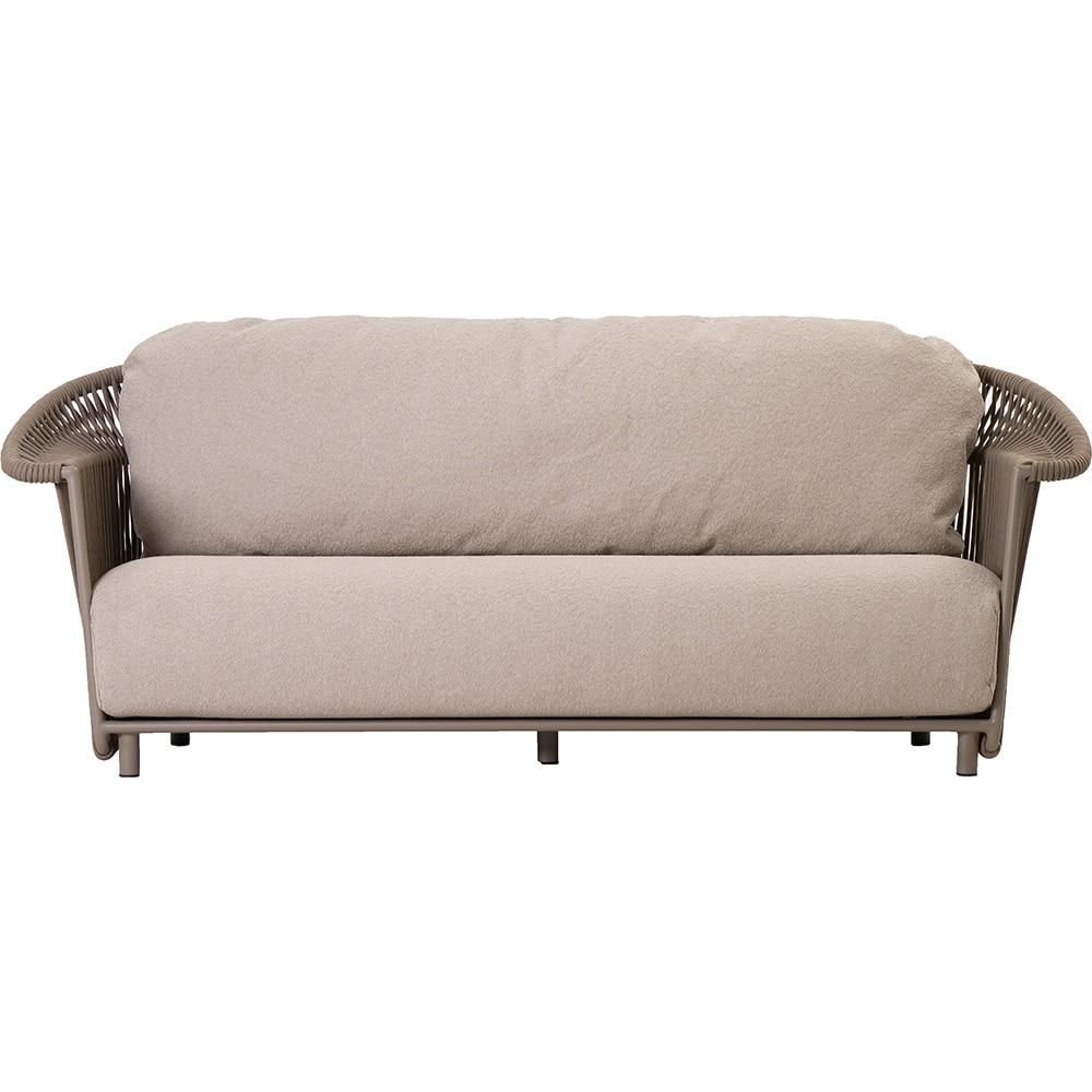 Canapea terasa ARTITURE Crown B2, aluminiu, 220 x 81.5 x 82.5 cm, camel