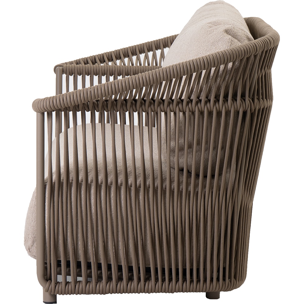 Canapea terasa ARTITURE Crown B2, aluminiu, 220 x 81.5 x 82.5 cm, camel