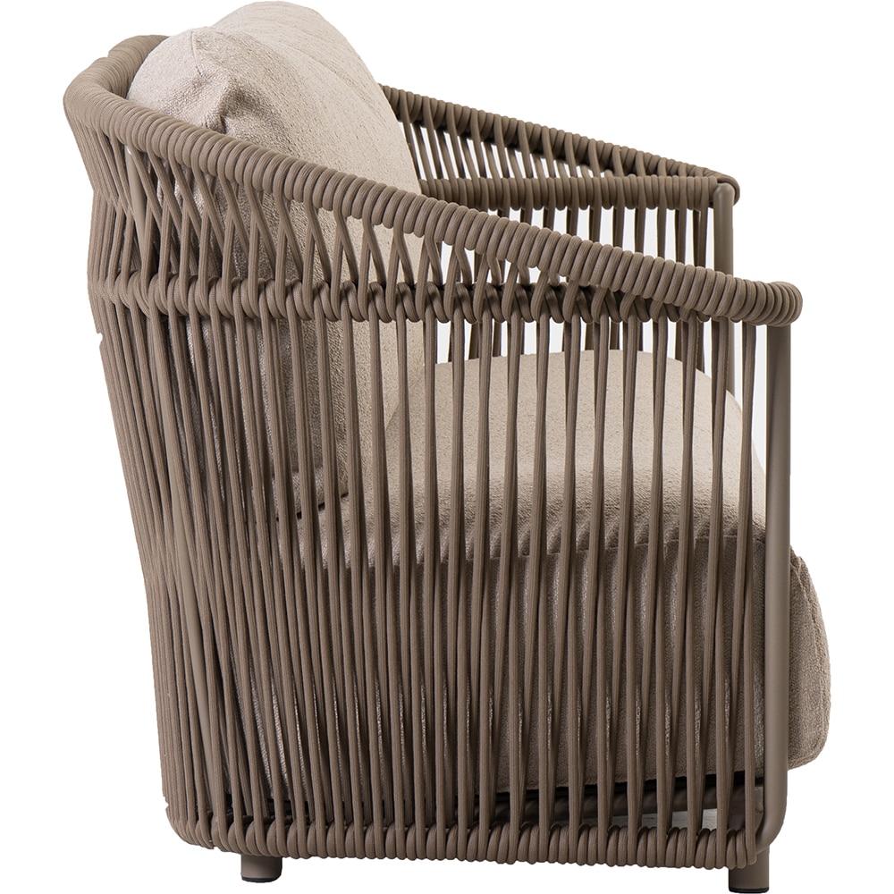 Canapea terasa ARTITURE Crown B2, aluminiu, 220 x 81.5 x 82.5 cm, camel