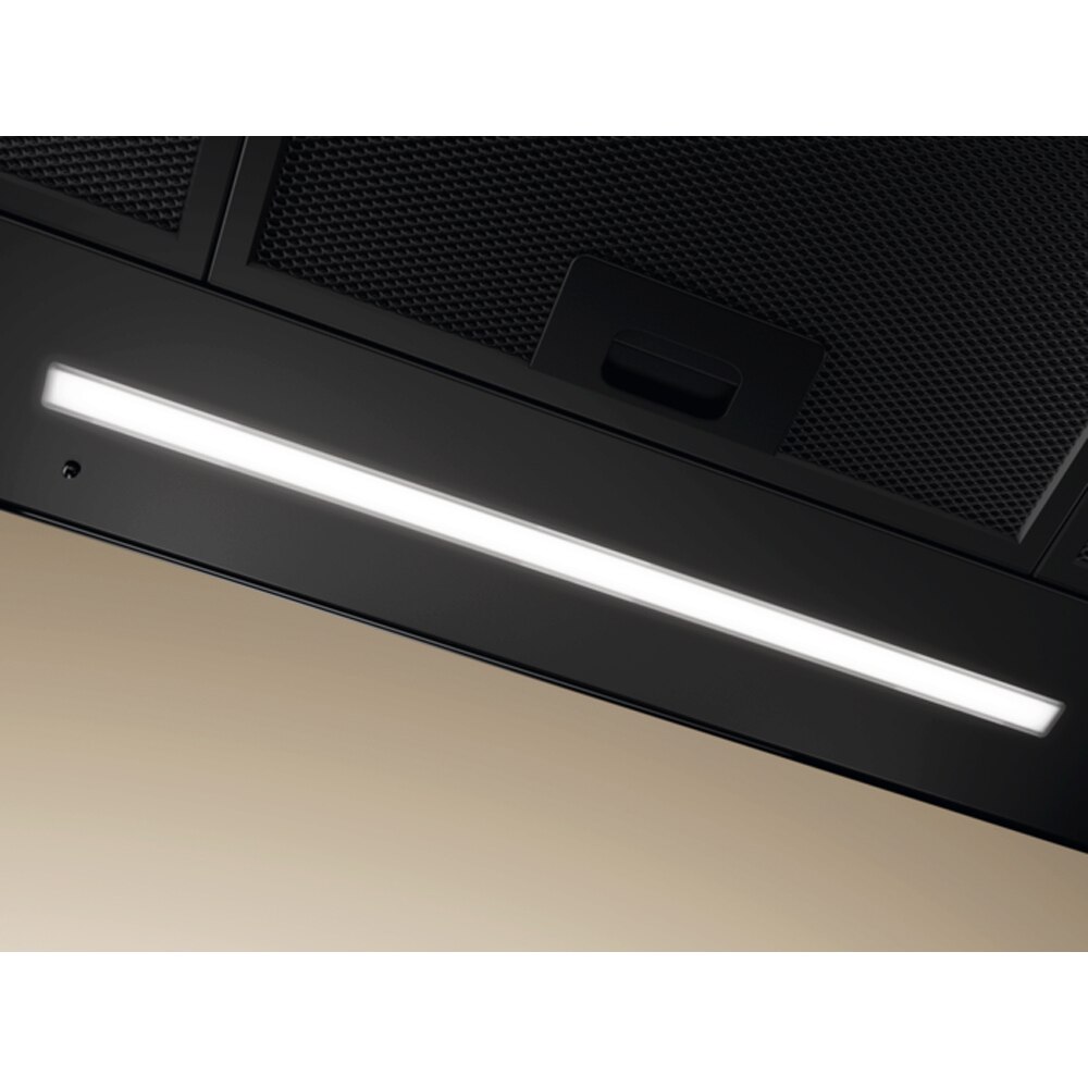 Hota decorativa ELECTROLUX LFT819K, 1 motor, 730 m3/h, L 90 cm, negru mat