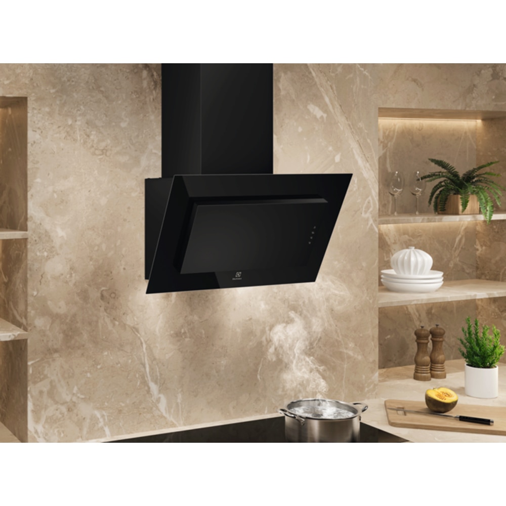 Hota decorativa ELECTROLUX LFV326K, 1 motor, 600 m3/h, L 60 cm, negru