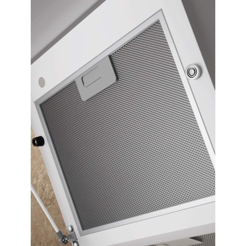 Hota decorativa ELECTROLUX LFV326W, 1 motor, 600 m3/h, L 60 cm, alb