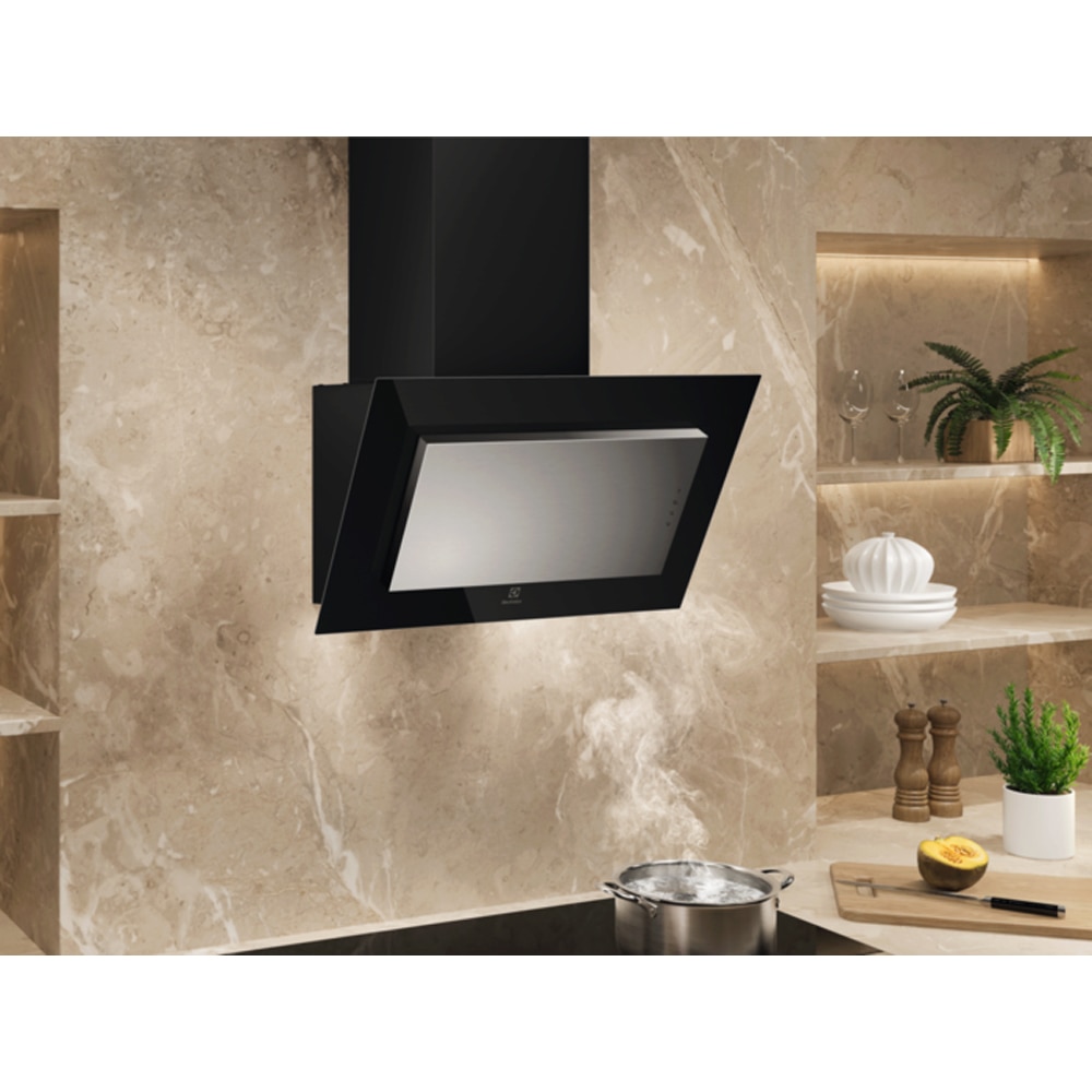 Hota decorativa ELECTROLUX LFV326Y, 1 motor, 600 m3/h, L 60 cm, negru