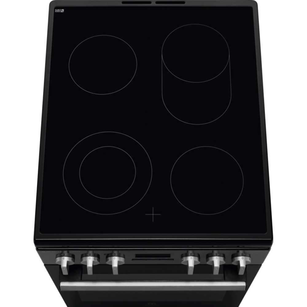 Aragaz ELECTROLUX LKR564275K, SteamBake, AirFry, 4 arzatoare, Electric, L 50 cm, Grill, negru
