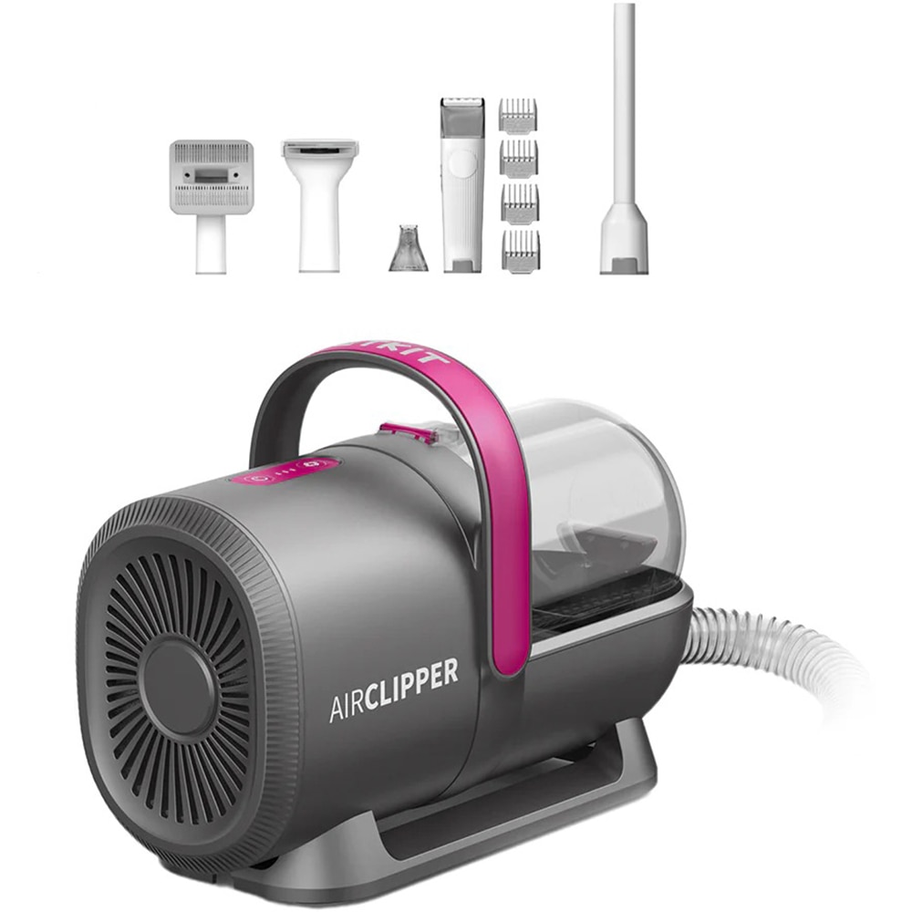 Masina de tuns animale de companie PETKIT AirClipper 5-in-1, 3500rmp, gri