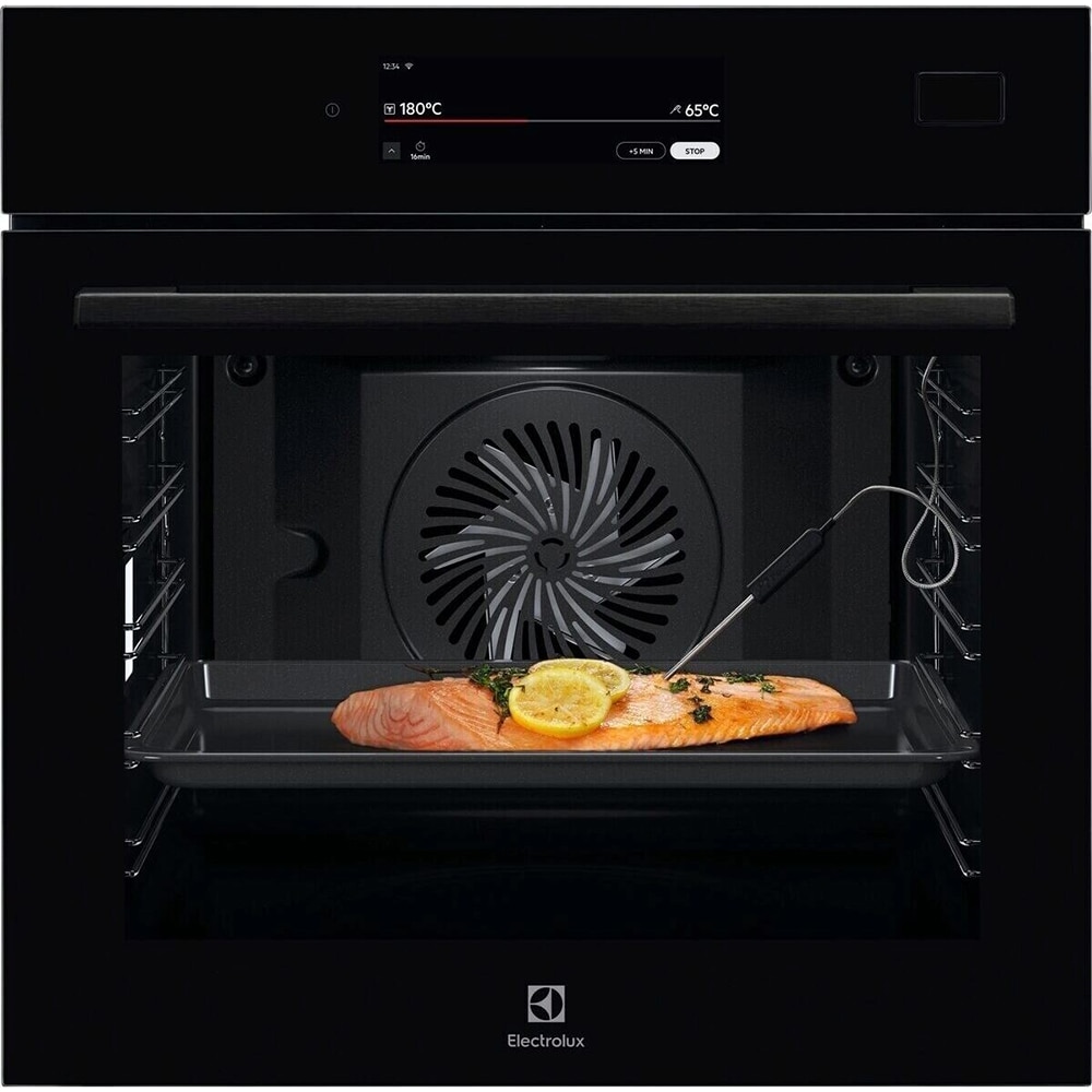Cuptor incorporabil ELECTROLUX LOB9S3SZ, Electric, SteamPro, Autocuratare cu abur, 70 l, Clasa A++, Wi-Fi, negru