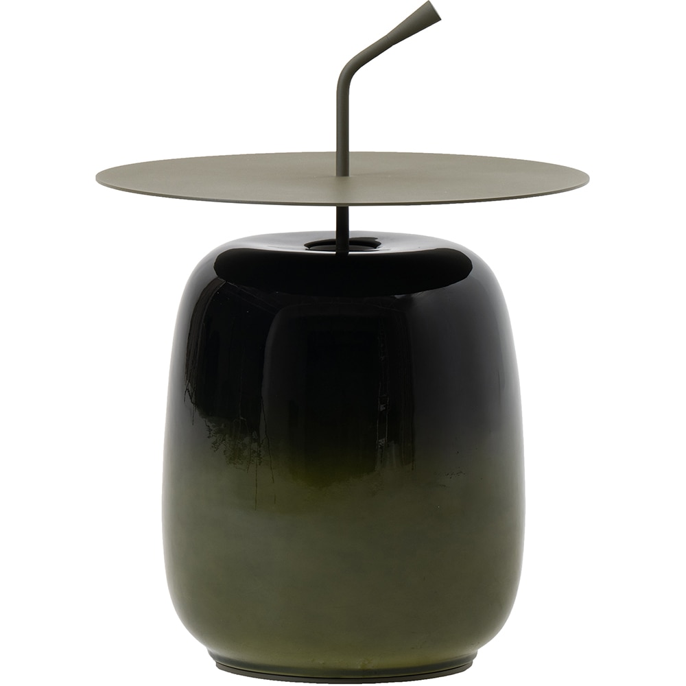 Masa terasa LIVINTWIST Pendant 11, aluminiu, 45 x 65 cm, verde