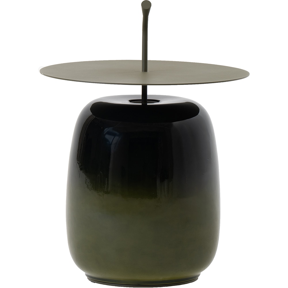 Masa terasa LIVINTWIST Pendant 11, aluminiu, 45 x 65 cm, verde