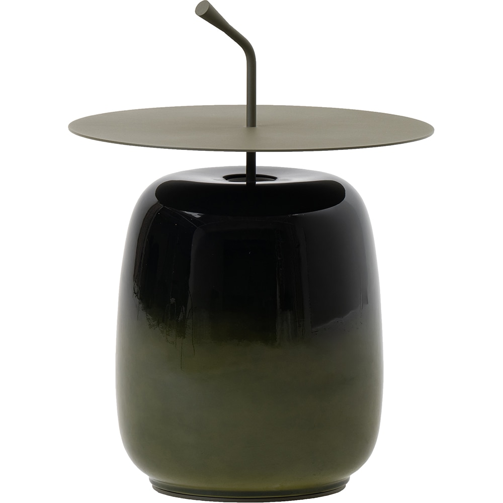 Masa terasa LIVINTWIST Pendant 11, aluminiu, 45 x 65 cm, verde