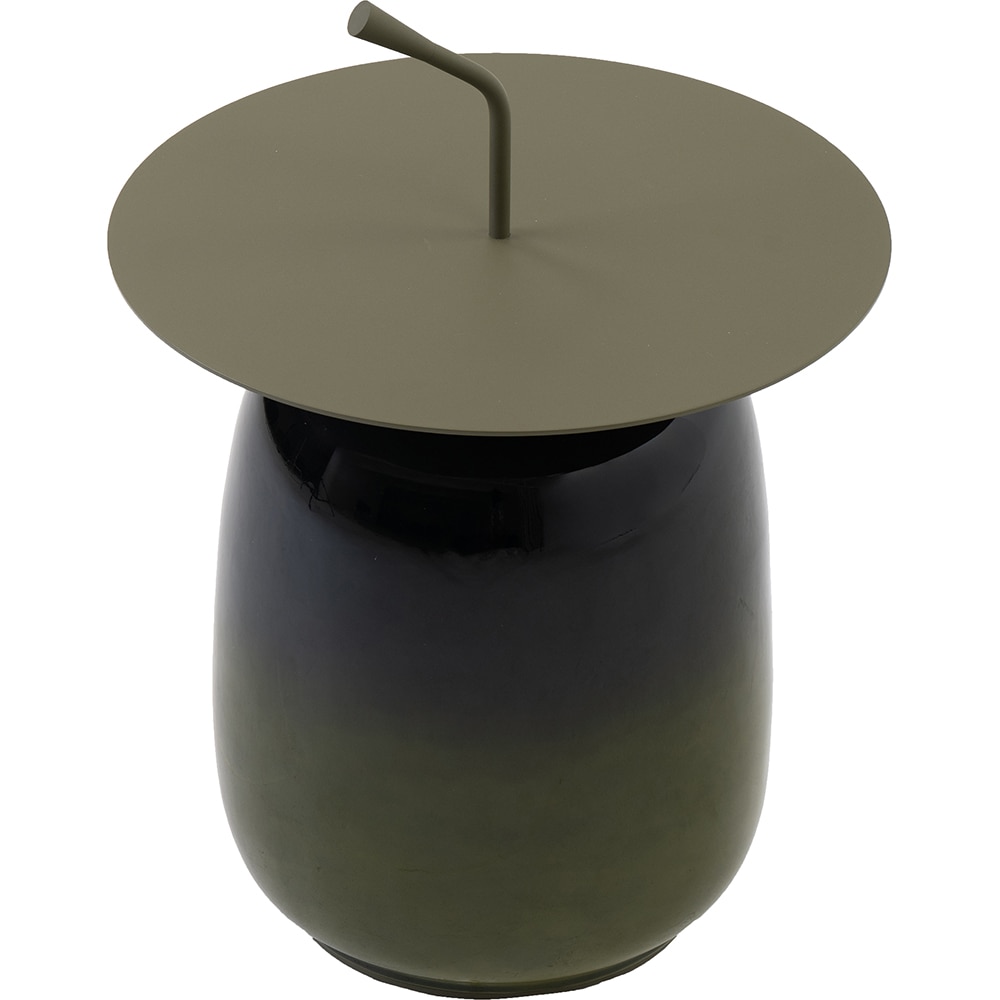 Masa terasa LIVINTWIST Pendant 11, aluminiu, 45 x 65 cm, verde