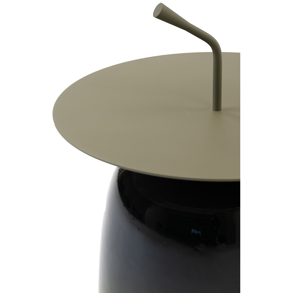 Masa terasa LIVINTWIST Pendant 11, aluminiu, 45 x 65 cm, verde