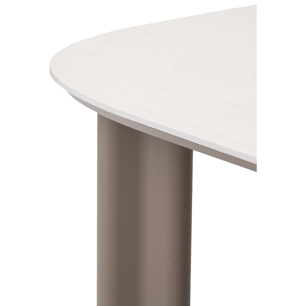 Masa terasa ARTITURE Scroll M8, aluminiu, 240 x 120 x 75 cm, camel