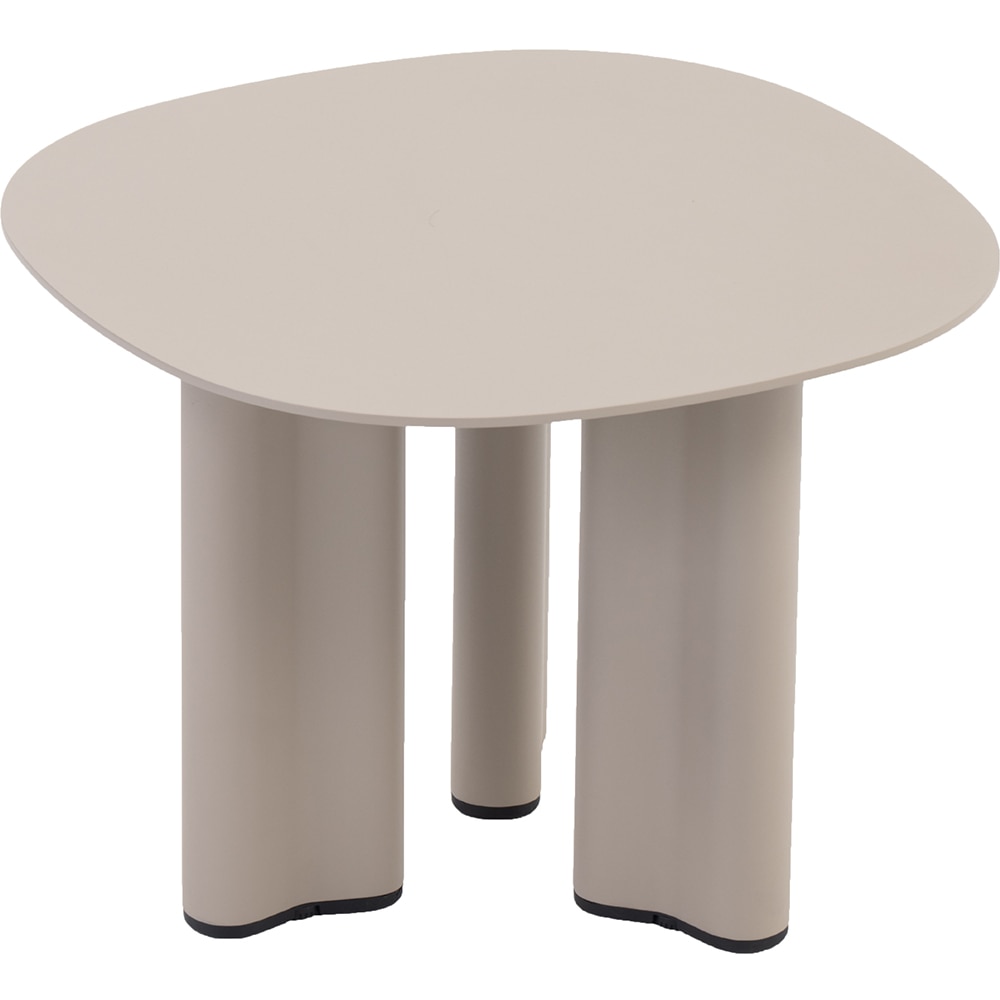 Masa terasa ARTITURE Scroll S 1, aluminiu, 54 x 54 x 42 cm, bej